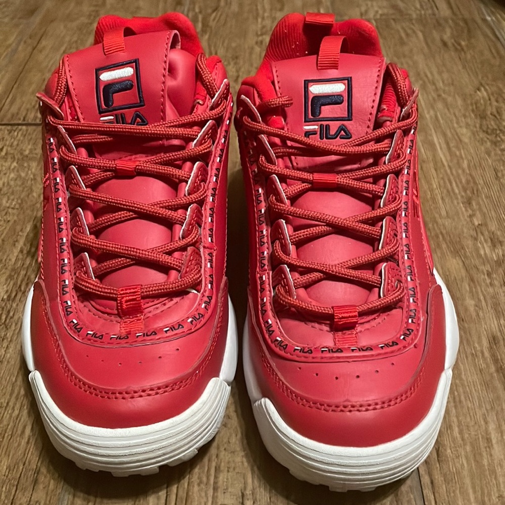 Red Fila Shoes